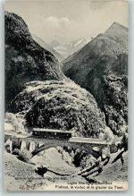 1925 Finhaut - Chemin de fer Viaduc Glacier du Trient