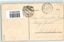 8880 Walenstadt Prägedruck Steinbock Wappen Kaserne Lithographie