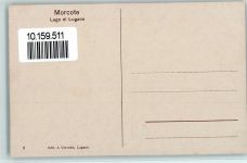 6922 Morcote - Uferansicht d. Lago di Lugano Kirche