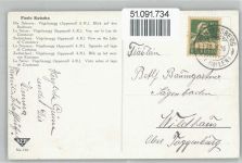 9642 Wintersberg Ebnat-Kappel - Künstler -Karte, signiert Paolo Kutscha, Vögelinsee