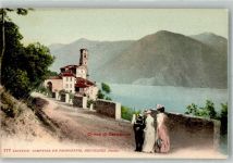 6906 Castagnola-Cassarate Foto AK Kirche