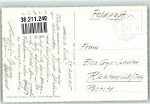 6563 Mesocco 1945 Foto AK Feldpost Schweiz