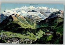 6390 Engelberg Foto AK Vogelschau Trübsee Jochpass