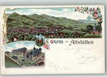 9450 Altstätten SG 1899 BOAKC Lithographie ausstellung