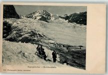 3823 Eigergletscher Gebrauchsspuren Schlittenpartie