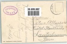 3823 Eigergletscher Foto AK Eisgrotte Hüttenstempel