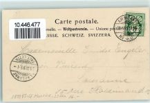 1890 St-Maurice 1899 Lithographie Brücke