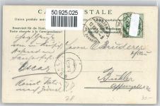 8000 Zürich - Eidgenössisches Sängerfest 1905, Prägekarte