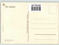 sign. Elly Bernet-Studer Blumenvase Lilien AK Pro Infirmis Schweiz