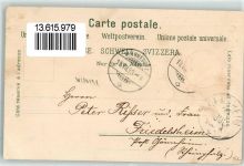 8708 Männedorf 1899 Lithographie Kapelle und Neubau der Zellerschen Pension Schneeberge Verlag Künzli Nr 1971