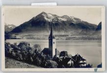 3652 Hilterfingen - Kirche, Niesen