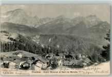 1885 Chesières 1906 Gebrauchsspuren Grand Muveran et Dent de Morcles