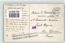 3713 Reichenbach im Kandertal 1916 Gebrauchsspuren Lötschbergbahn mit Blüemlisalp Bahnhof