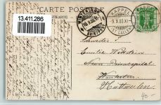 9642 Ebnat-Kappel 1908 - Dorfpartie mit Postgebäude