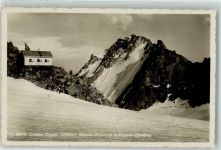 Champex Foto AK Cabane Dupuis Ornygletscher Portalet