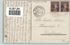 8703 Erlenbach ZH 1927 - Abendrot