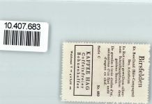 4127 Birsfelden - Vignette Wappen Kaffee Hag 1920-1940