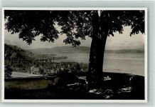 Arenenberg Schloss - Schloss Arenenberg Aussicht v. d. Westterrasse Ruhebank