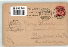 8000 Zürich 1901 Gebrauchsspuren