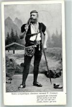 1905 - Sänger aus der französischsprachigen Schweiz P.Currat Pfeife