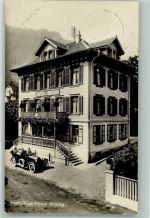 6052 Hergiswil NW 1929 Foto AK Auto Oldtimer Hotel Brünig