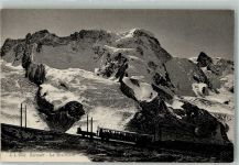 3920 Zermatt Foto AK Bergbahn Zermatt Breithorn