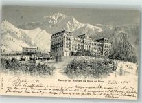 1824 Caux 1901 Winter Hotel les Rochers de Naye