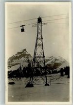 Trübsee 1928 Winter Seilbahn Gerschnialp