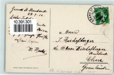 1946 Bourg-St-Pierre Lithographie 1912 Kirchlicher mit Bernhardiner A l Hospice du Grand St Bernhard