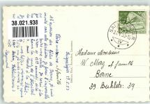 2350 Saignelégier 1953 Foto AK Kirche