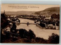 5080 Laufenburg 1911 Foto AK zukünftige Rheinbrücke nach Modell gezeichnet