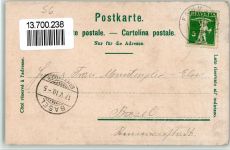 9468 Sax 1901 BOAKC Herrenhaus Hohensax Kreuzberg Lithographie