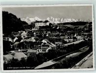 3177 Laupen BE Gebrauchsspuren Laupen und die Alpen