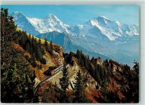 3812 Wilderswil - Schynige Platte Bahn mit Eiger Mönch u. Jungfrau