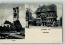 3454 Sumiswald 1910 - Kirche, Gasthof zum Bären