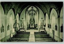 4102 Binningen 1912 - Kath. Kirche Binningen Inneres