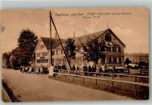 9064 Hundwil 1922 Gebrauchsspuren Gasthaus und Bad Rößli