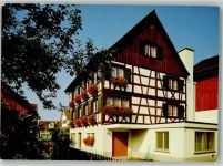 8274 Gottlieben Foto AK Geschäft Bäckerei Aalgasse