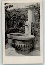 8477 Oberstammheim Foto AK Ort handschriftlich Brunnen