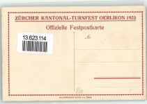 8000 Oerlikon 1923 Lithographie Zürcher Kantonal Turnfest 1923