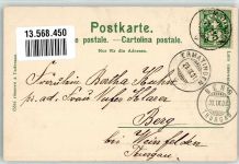 8272 Ermatingen Lithographie sign. Stebel-Rudin Insel Reichenau Künstlerkarte