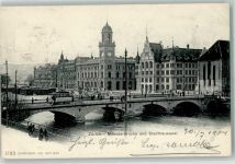 8000 Zürich 1904 - Münsterbrücke Stadthausquai