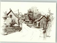 9545 Wängi 1958 Radierung sign. Ilser, E. Murgbrücke Schäfliplatz