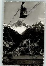 3942 Raron 1954 Foto AK Seilbahn Bietschhorn