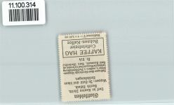 8192 Glattfelden - Vignette Wappen Kaffee Hag ca 1920-1940