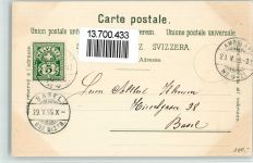 4322 Mumpf 1899 BOAKC Hotel Sonne Eisenbahn Lithographie