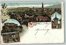 3000 Bern Berne 1898 Gebrauchsspuren Bundeshaus Zeitglockenturn