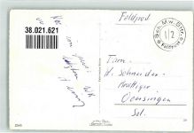 3863 Gadmen Foto AK Sustenstrasse Feldpost Schw.Mw.Bttr- I/2