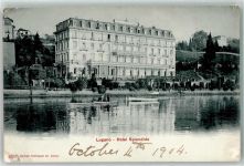 2800 Delémont Delsberg 1904 Gebrauchsspuren Hotel Splendide