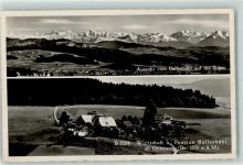 3503 Gysenstein - Aussicht vom Ballenbühl auf die Alpen Wirtschaft Pension Ballenbühl